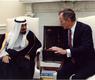 الشيخ جابر الأحمد والرئيس بوش الأب