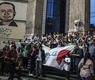 صحفيون مصريون يتظاهرون أمام مقر نقابتهم في القاهرة