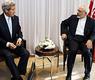 وزيرا الخارجية الأمريكي والإيراني جون كيري وجواد ظريف 