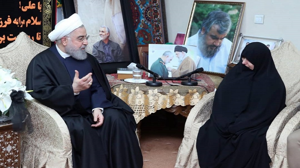 Watch how Iranian President Hassan Rouhani responded to Soleimani's daughter's request to take revenge for her father 150B2F36-8195-4E07-BAC3-3D91D08F98C2