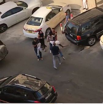 جانب من المشاجرة