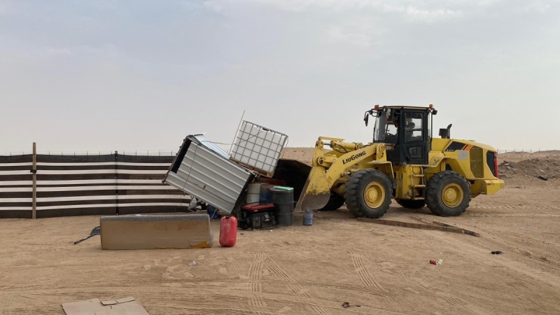                 البلدية تزيل 33 مخيما مخالفا في المنطقة الشمالية              