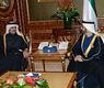 الشيخ تميم أثناء زيارته الشيخ محمد ال مكتوم 