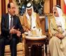 سمو الامير خلال اجتماعه بالمالكي