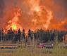 من حرائق الغابات في كندا