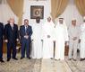 مع السفير السوداني والسنغالي والسوري والصومالي والأردني واللبناني وبدا وزير الصحة السابق علي البراك