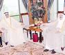 أمير البلاد خلال لقاءه بالنائب السعدون 